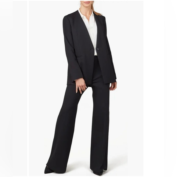 SPANX THE PERFECT OVERSIZED BLAZER IN PINSTRIPE SIZE 1X - Picture 2 of 9